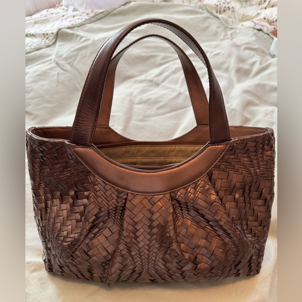Monsac Original Handbag - Beautiful Bronze Metallic
